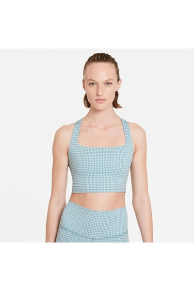 Gingham Crop Tank Kadın Atlet