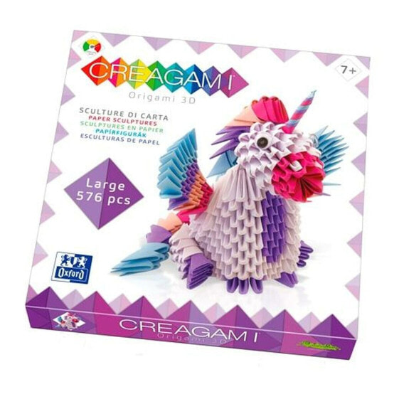 Набор оригами с бумагой Oxford Creagami 3D Единорог