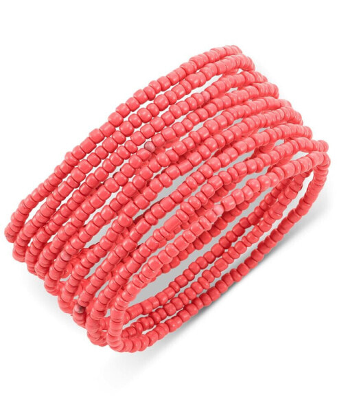 9-Pc. Color Seed Bead Stretch Bracelets, Created for Macy's