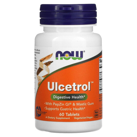 Витамины и минералы Цинк NOW Ulcetrol, 60 таблеток