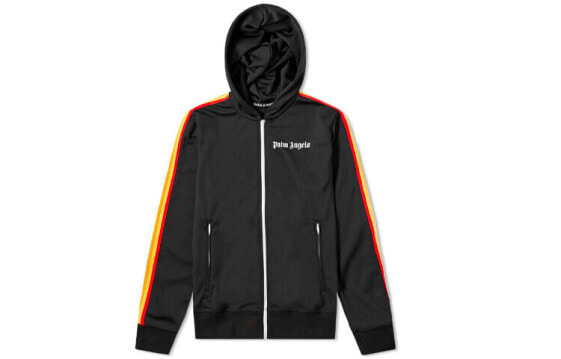 Толстовка Palm Angels Rainbow Stripe  Black