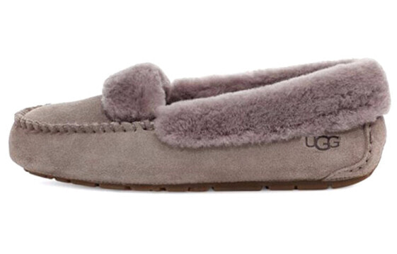 UGG Ansley Bow Glimmer 1112301-SYGR Sparkling Slip-On Sneakers
