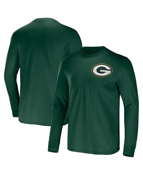 Men's NFL x Darius Rucker Collection by Green Green Bay Packers Team Long Sleeve T-shirt