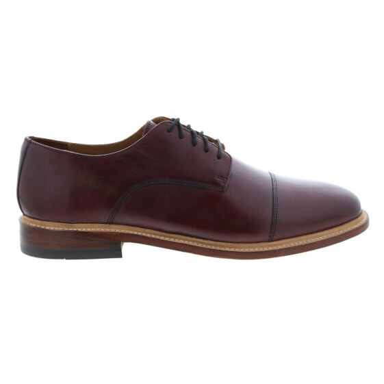 Florsheim Annuity Cap Toe Oxford Mens Burgundy Leather Oxfords Cap Toe Shoes