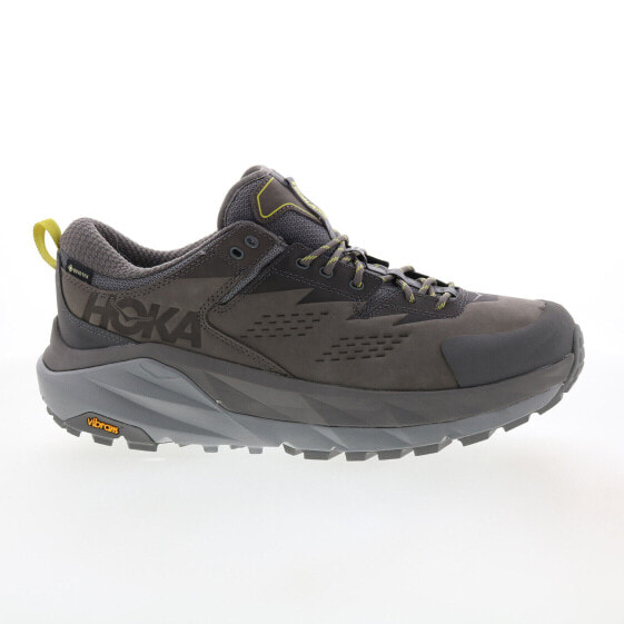 Hoka Kaha Low GTX 1118586-CGGS Mens Gray Leather Athletic Hiking Shoes