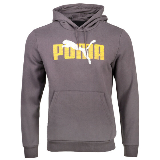 Худи PUMA Layered Graphic Pullover Men's Grey