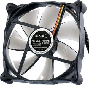 Blacknoise Multiframe M12-2 - Fan - 12 cm - 1250 RPM - 19 dB - 87 m³/h - Black
