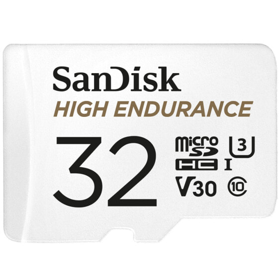 SanDisk High Endurance - 32 GB - MicroSDHC - Class 10 - UHS-I - 100 MB/s - 40 MB/s - Накопитель памяти