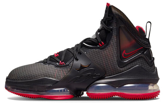 Кроссовки Nike Lebron 19 черно-красные