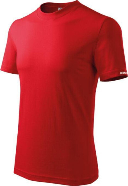Dedra koszulka męska T-shirt XXXL, czerwona, 100% bawełna (BH5TC-XXXL)