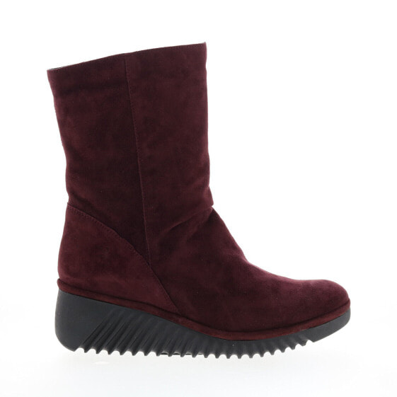 Fly London Lede LEDE228FLY-002 Womens Burgundy Suede Casual Dress Boots