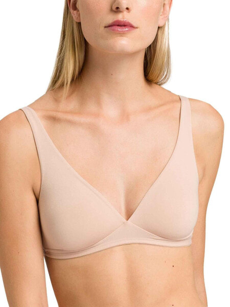 HANRO 301937 Women's Cotton Sensation Soft Cup Bra 71387, Beige, 36 D