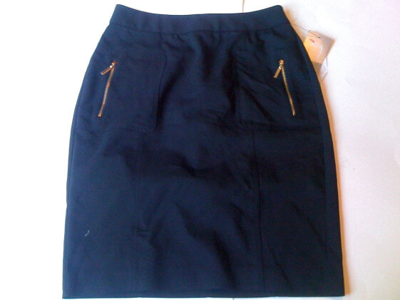 Alfani Women's New A line Skirt Zipper Pockets Black Size 2