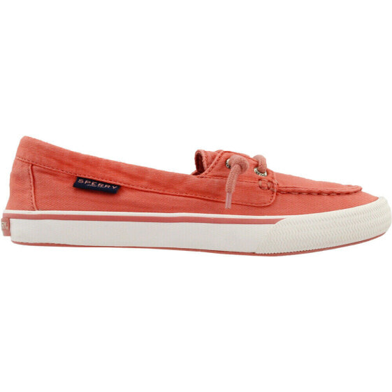 Sperry Lounge Away Pastel Boat Womens Orange Sneakers Casual Shoes STS83279