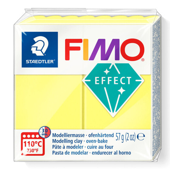 STAEDTLER FIMO 8020 - Modeling clay - Translucent - Yellow - Adult - 1 pc(s) - 1 colours - 110 °C