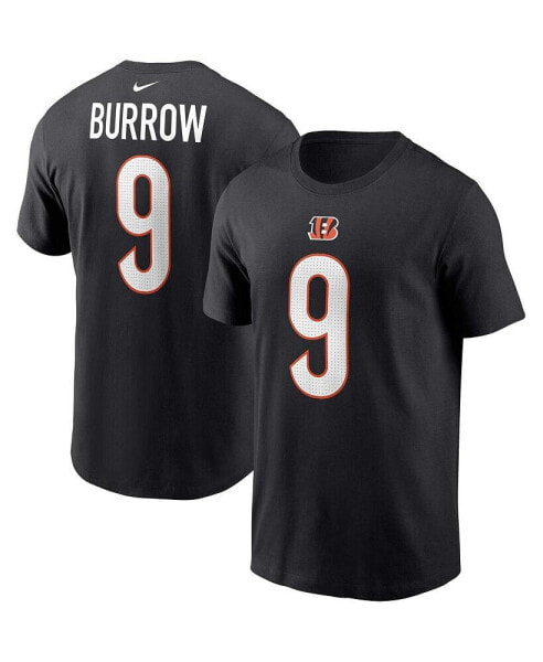 Men's Joe Burrow Black Cincinnati Bengals Player Name and Number T-shirt
