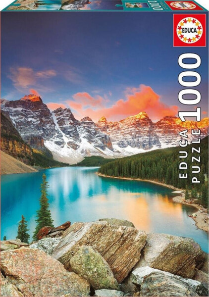 Educa Puzzle 1000 elementów Jezioro Moraine Kanada