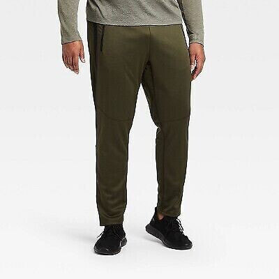 Men's Run Knit Pants - All in Motion Olive Green M