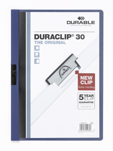 Durable Duraclip 30 - Blue - 30 sheets - A4 - 5 pc(s)