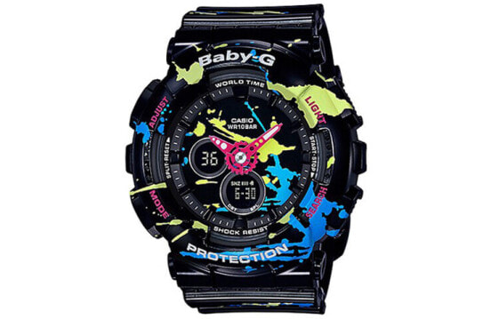 Часы Casio BABY G Splash 100M BA 120SPL 1A