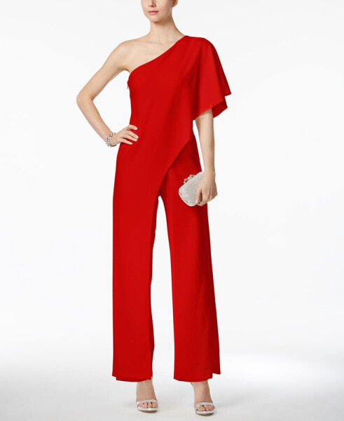 Комбинезон Adrianna Papell One-Shoulder Jumpsuit