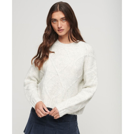SUPERDRY Chunky Cable Turtle Neck Sweater