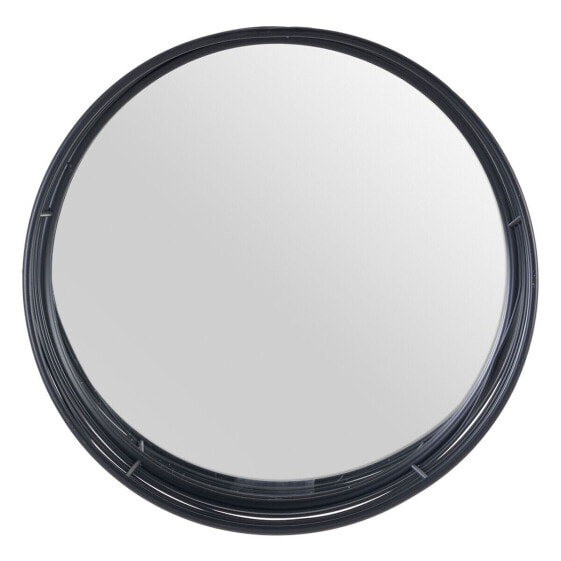 Настенное зеркало 41 x 13 x 41 cm Чёрный Металл