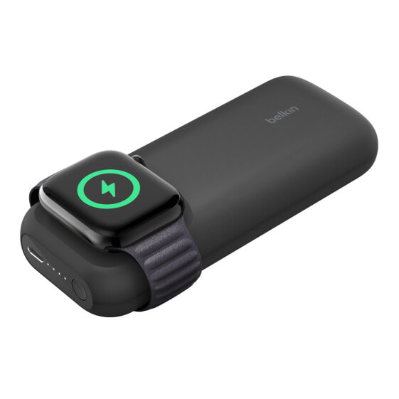 Belkin BoostCharge Pro, 10000 mAh, Wireless charging, 20 W, Black