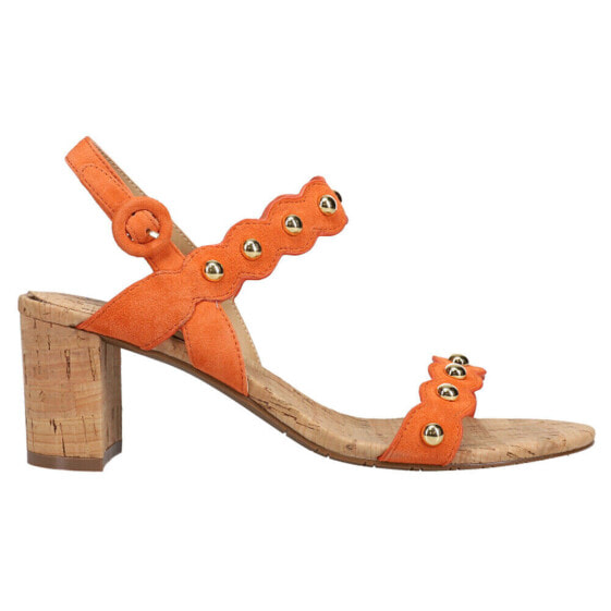 VANELi Mavis Studded Sling Back Womens Orange Casual Sandals 305558