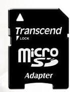 Transcend microSDXC/SDHC Class 10 16GB with Adapter - 16 GB - MicroSDHC - Class 10 - NAND - 90 MB/s - Black