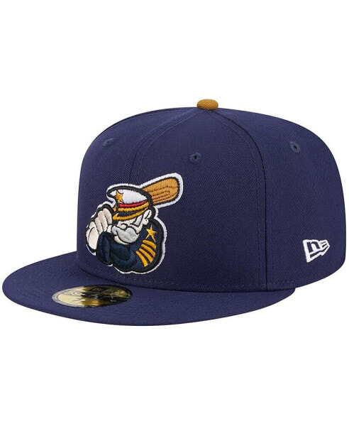 Men's Navy Lake County Captains Theme Nights 20th Anniversary Alternate 1 59FIFTY Fitted Hat