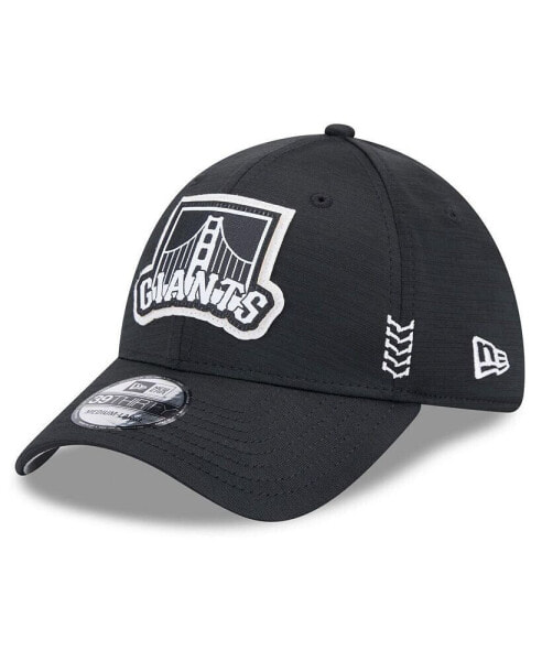 Men's Black San Francisco Giants 2024 Clubhouse 39THIRTY Flex Fit Hat