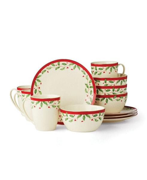 Holiday 12-Pc. Dessert Set