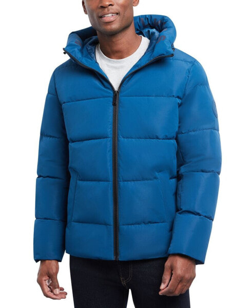 Men's Quilted Hooded Puffer Jacket