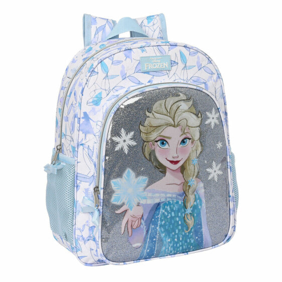 Школьный рюкзак Frozen Memories Серебристый Синий Белый 32 X 38 X 12 cm