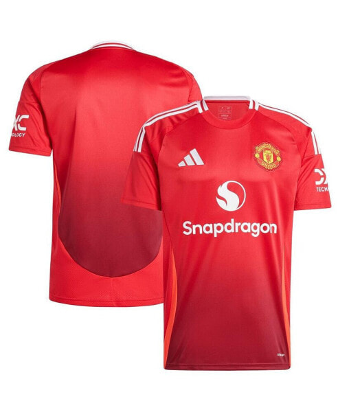 Men's Red Manchester United 2024/25 Home Replica Jersey