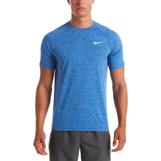 NIKE SWIM Hydroguard Heather UV Short Sleeve T-Shirt