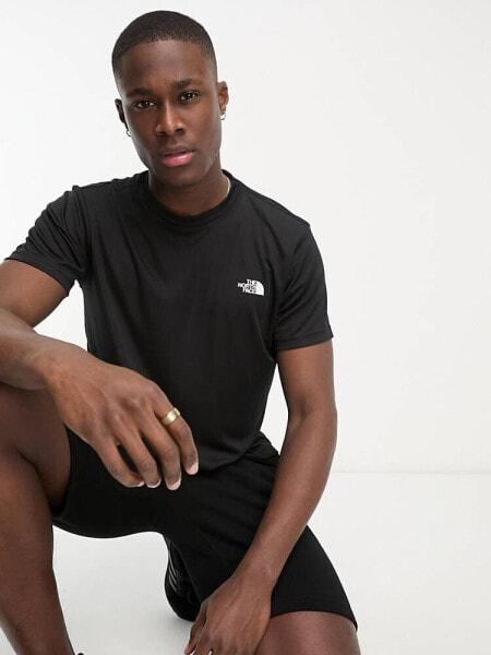 The North Face Training Reaxion t-shirt in black