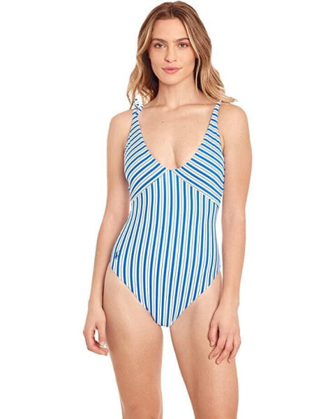 Купальник Polo Ralph Lauren 282437 Coastal Stripe Over-the-Shoulder One-Piece