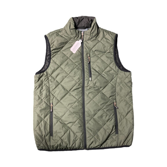 Free Country Men's Lightweight Sleeveless Quilted Trail Creek Puffer Vest