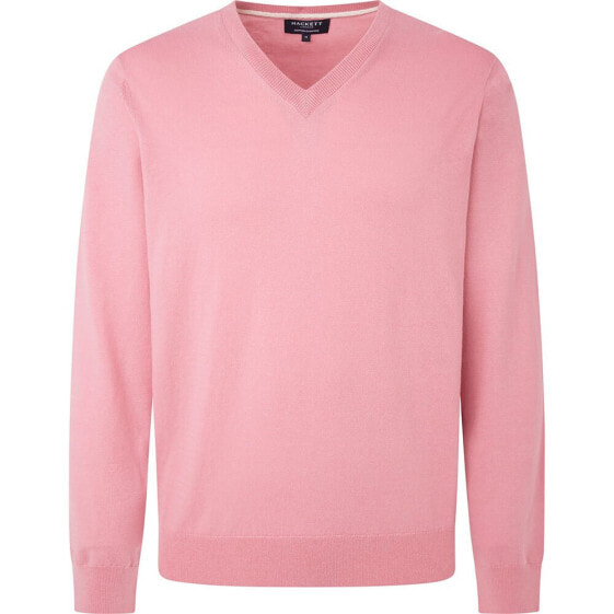 HACKETT Cotton Cashmere V Neck Sweater