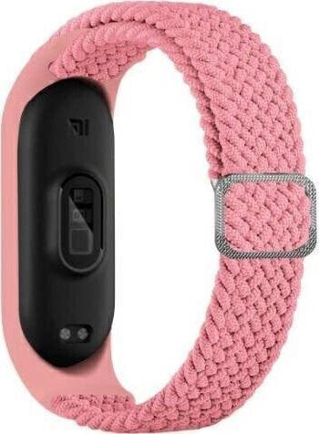 Beline Beline pasek Mi Band 3/4 Textile różowy/pink