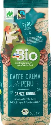 Caffè Crema de Peru, ganze Bohne, 500 g