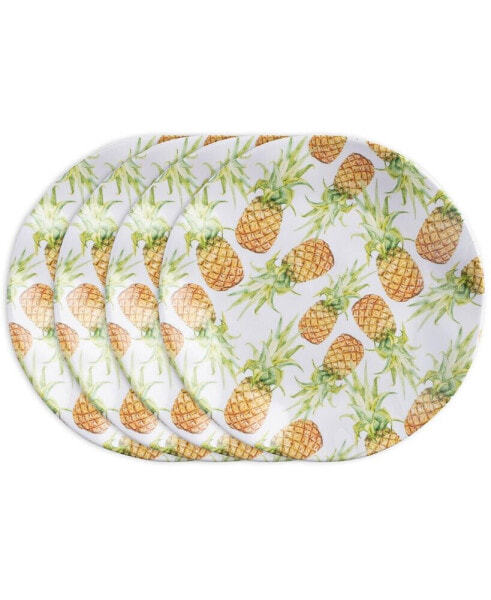 Melamine Aloha 8" Salad Plate Set/4