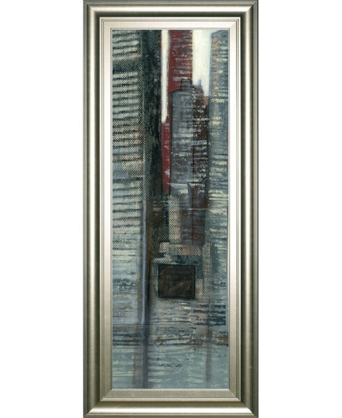 Urban Landscape VI by Norman Wyatt Framed Print Wall Art - 18" x 42"