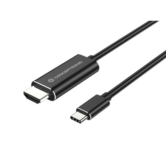 Кабель USB-C — HDMI Conceptronic ABBY04B Чёрный 2 m