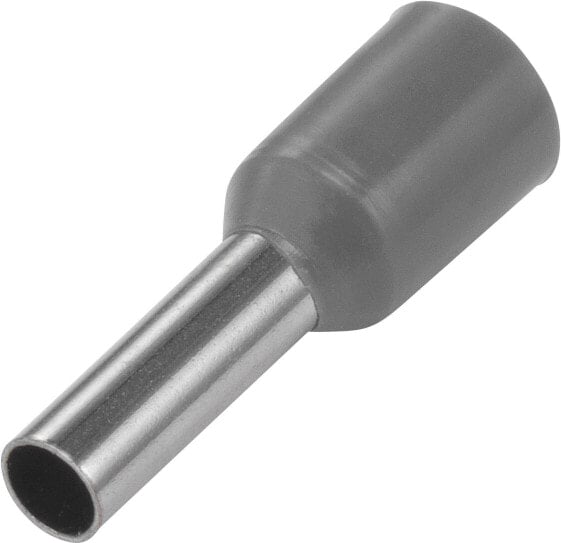 Conrad Electronic SE Conrad 1091281 - Wire end sleeve - Silver - Straight - Grey - Metallic - Copper - PVC