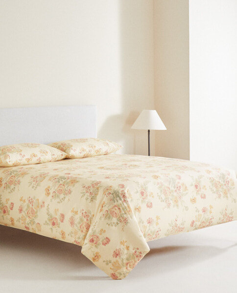 Bouquet print duvet cover