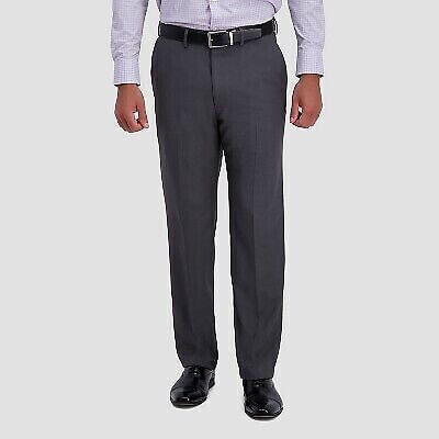 Haggar H26 Men's Premium Stretch Classic Fit Dress Pants - Charcoal Heather