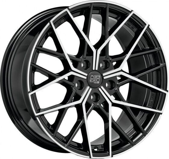 Колесный диск литой MSW MSW 74 gloss black full polished 8x18 ET35 - LK5/112 ML73.1